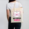 Cute 3rd Grade Vibes Cat Kitten Lover Back To School Girls Canvas Tote Bag Cute 3rd Grade Vibes Cat Kitten Lover Back To School Girls Canvas Tote Bag