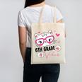 Cute 6th Grade Vibes Cat Kitten Lover Back To School Girls Canvas Tote Bag