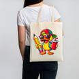 Cute Duck Lover Pencil Back To School Kids Boys Girls Canvas Tote Bag