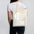 Cute Favorite Baseball Player Is My Son Women Men Canvas Tote Bag