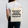 Education Coordinator Groovy Back To School Checkered Canvas Tote Bag Education Coordinator Groovy Back To School Checkered Canvas Tote Bag