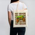 First Day Of 1st Grade Level Begins Back To School Girl Boy Canvas Tote Bag First Day Of 1st Grade Level Begins Back To School Girl Boy Canvas Tote Bag