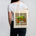 First Day Of 4th Grade Level Begins Back To School Girl Boy Canvas Tote Bag First Day Of 4th Grade Level Begins Back To School Girl Boy Canvas Tote Bag