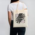 Game Day Baseball Retro Checkered Baseball Canvas Tote Bag
