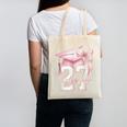 Girls Class Of 2027 Back To School Senior 2027 Coquette Bow Canvas Tote Bag Girls Class Of 2027 Back To School Senior 2027 Coquette Bow Canvas Tote Bag