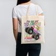Girls Monster Trucks Ready To Crush Preschool Back To School Canvas Tote Bag Girls Monster Trucks Ready To Crush Preschool Back To School Canvas Tote Bag
