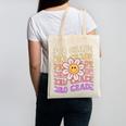 Groovy 3rd Grade Back To School Retro Groovy Third Grade Canvas Tote Bag