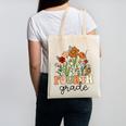Groovy Fourth Grade Wildflowers Back To School 4th Grade Canvas Tote Bag Groovy Fourth Grade Wildflowers Back To School 4th Grade Canvas Tote Bag