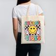 Groovy Sixth 6TH Grade Vibes Back To School First Day Kids Canvas Tote Bag
