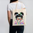 Hello Kindergarten Shirt Messy Bun Tie Dye Back To School Canvas Tote Bag Hello Kindergarten Shirt Messy Bun Tie Dye Back To School Canvas Tote Bag