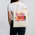 Hello Third Grade Back To School Pencil Tie Dye 3rd Grade Performance Canvas Tote Bag