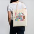 Hello Third Grade Pencil Tie Dye Back To School 3rd Grade Canvas Tote Bag