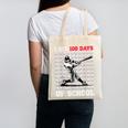 I Hit 100 Days Of School Baseball 100th Day Boys Kids Canvas Tote Bag I Hit 100 Days Of School Baseball 100th Day Boys Kids Canvas Tote Bag