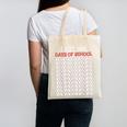 I Hit 100 Days Of School Baseball Lover Teacher Student Canvas Tote Bag