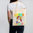 I'm Ready To Crush 1st Grade Dabbing Unicorn Back To School Canvas Tote Bag