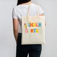Kindergarten Dream Team Groovy Retro Children Back To School Canvas Tote Bag