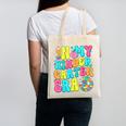 In My Kindergarten Era Groovy Back To School Canvas Tote Bag