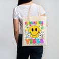 Kindergarten Vibes Smile Face Back To School Kinder Girl Kid Canvas Tote Bag Kindergarten Vibes Smile Face Back To School Kinder Girl Kid Canvas Tote Bag