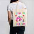 Leveled Up To High School Gaming Fun Back To School Tie Dye Canvas Tote Bag Leveled Up To High School Gaming Fun Back To School Tie Dye Canvas Tote Bag