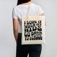 I Love It When My Kids Go Back To School Canvas Tote Bag