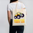 Monster Truck Jam School Bus Yellow Back To School Toddlers Canvas Tote Bag Monster Truck Jam School Bus Yellow Back To School Toddlers Canvas Tote Bag