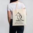 Naive Horse Doodle Back To School Gallop Homework Art Canvas Tote Bag
