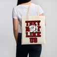 Not Like Bulldog Back To School Spirit M Canvas Tote Bag
