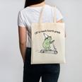 Off To Teach Fourth Grade Froggy Cute Frog Back To School Canvas Tote Bag