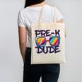 Pre-K Dude Shirt Graduation Back To School PreK Boy Girl Canvas Tote Bag