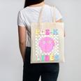 Pre-K Vibes Groovy Back To School PreK Preschool Girls Kids Canvas Tote Bag
