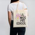 Preschool Little Miss Back To School Girls Kids Preschool Canvas Tote Bag