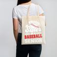 Proud Sister Of A Baseball Senior Class Of 2026 Graduation Canvas Tote Bag Proud Sister Of A Baseball Senior Class Of 2026 Graduation Canvas Tote Bag