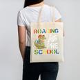 Roaring Into Preschool First Day Back To School Students Canvas Tote Bag