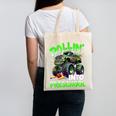 Rollin' Into Preschool Monster Truck Back To School Boys Canvas Tote Bag Rollin' Into Preschool Monster Truck Back To School Boys Canvas Tote Bag