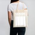 Senior 2026 Last First Day Senior Back To School Sign My Canvas Tote Bag