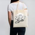 Senior Class Of 2027 Back To School Graduate Senior Year 27 Canvas Tote Bag