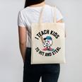 I Teach Kids To Hit And Steal Baseball Softball Coach Canvas Tote Bag