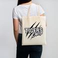 Tigers Cheer Back To School Cheerleading Team Spirit Canvas Tote Bag Tigers Cheer Back To School Cheerleading Team Spirit Canvas Tote Bag