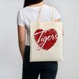 Tigers Heart Back To School Spirit M Canvas Tote Bag