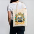 Transportation Squad Retro Bus Aide Back To School Matching Canvas Tote Bag