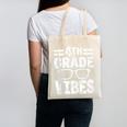 Vintage Fourth 4TH Grade Vibes Back To School First Day Kids Canvas Tote Bag Vintage Fourth 4TH Grade Vibes Back To School First Day Kids Canvas Tote Bag