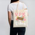 VPK Vibes First Day Of VPK Back To School Canvas Tote Bag VPK Vibes First Day Of VPK Back To School Canvas Tote Bag