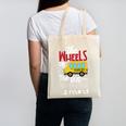 Wheels On The Bus Kids Back To School Canvas Tote Bag Wheels On The Bus Kids Back To School Canvas Tote Bag