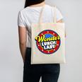 Wonder Lunch Lady Super Woman Power Superhero Back To School Canvas Tote Bag