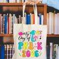 My 1st Day Of Pre-K 2026 Back To School Bow PreK Kids Girls Canvas Tote Bag My 1st Day Of Pre-K 2026 Back To School Bow PreK Kids Girls Canvas Tote Bag