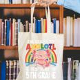 5th Grade Kids Axolotl Questions Back To School Canvas Tote Bag 5th Grade Kids Axolotl Questions Back To School Canvas Tote Bag