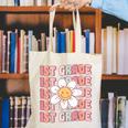 70s Groovy 1st Grade Back To School First Day Of First Grade Canvas Tote Bag