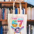7th Birthday Boys I Was 6 Now I'm 7 Baseball Ice Cream Drip Canvas Tote Bag 7th Birthday Boys I Was 6 Now I'm 7 Baseball Ice Cream Drip Canvas Tote Bag