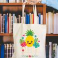 Aloha Kindergarten Pineapple Back To School Canvas Tote Bag Aloha Kindergarten Pineapple Back To School Canvas Tote Bag