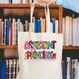 Assistant Principal Coquette Bow Pencil Cute Back To School Canvas Tote Bag Assistant Principal Coquette Bow Pencil Cute Back To School Canvas Tote Bag